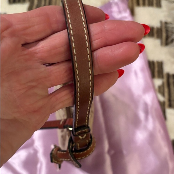 Dooney & Bourke Beige and Brown Itty Bitty Bag - Picture 3 of 9